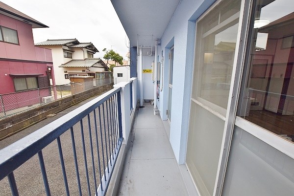 オアシス中曽根 ベランダ