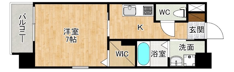 Sun Rich　ST（サンリッチST）  204号室 間取り