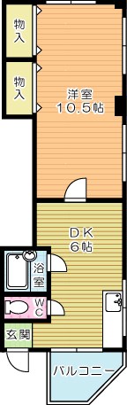 ヴィンテージ南小倉 303号室 間取り