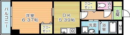 クルーズ・グラン・セレスト 603号室 間取り