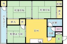 ディアライフ赤坂 105号室 間取り