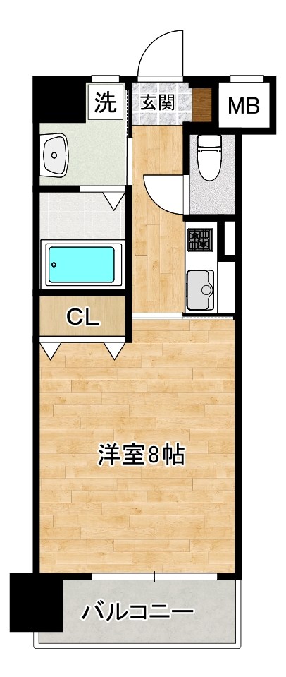 ピエタ   305号室 間取り