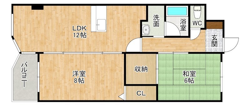 ウィルステージ霧ヶ丘 1103号室 間取り