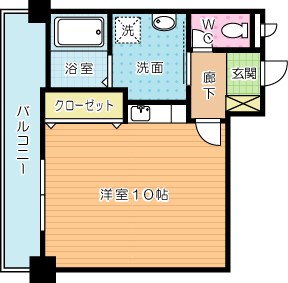 デニエ守恒 102号室 間取り