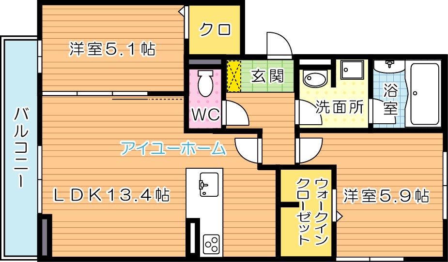 DROOM前田 301号室 間取り