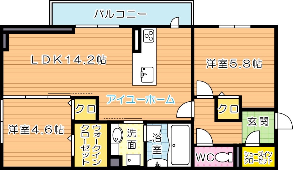 DROOM前田 203号室 間取り