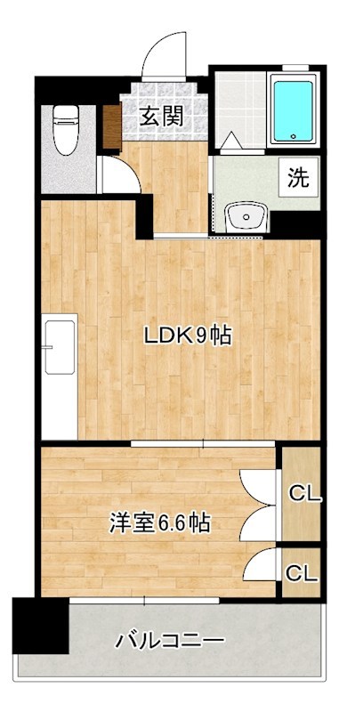 REZIA小倉  303号室 間取り