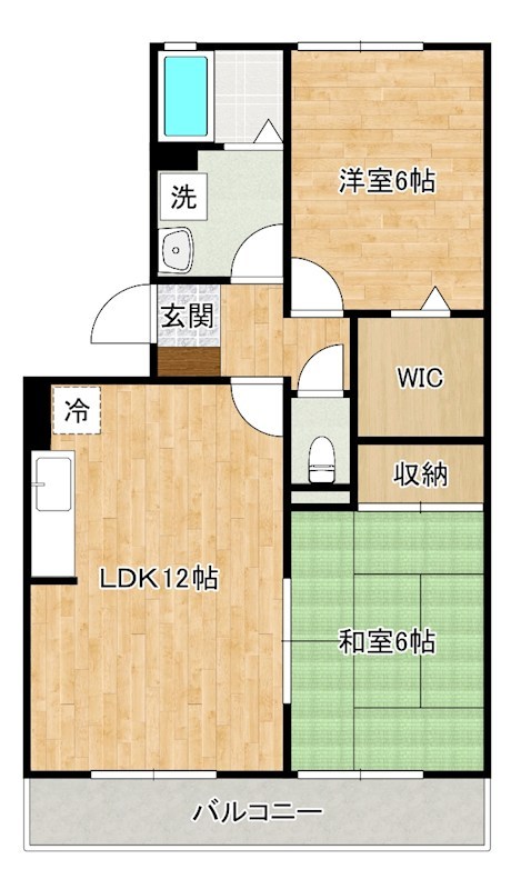 フロンティアＳ  303号室 間取り