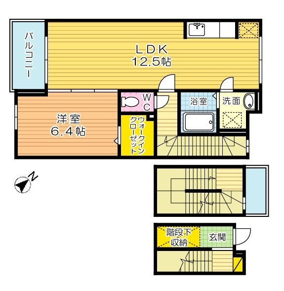 エクスクルーシブⅡ 303号室 間取り