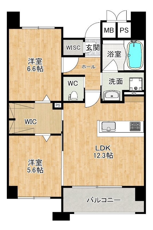 Gran Stella Nagao（グランステラ長尾） 1203号室 間取り