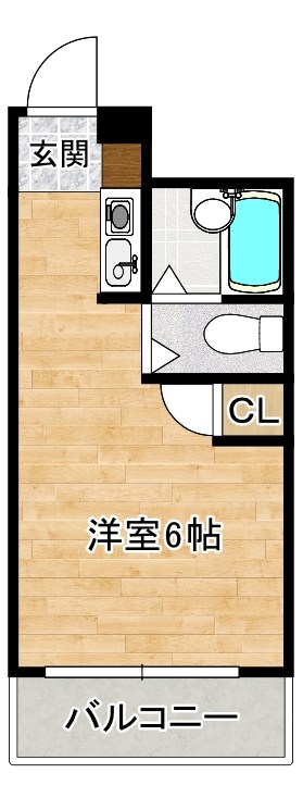 第2北九大前スカイマンション 802号室 間取り