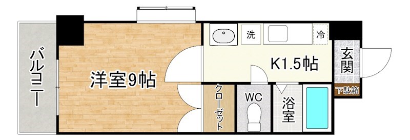 Foxey　(フォクシー) 606号室 間取り