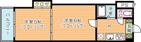 ロイヤルエレガンス  1404号室 間取り