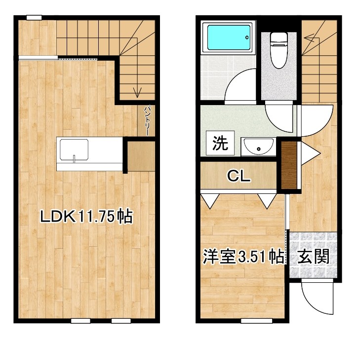 グラン若園 3号室 間取り