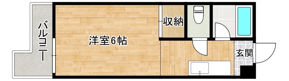 ハイヴィレッジタイヨー 205号室 間取り