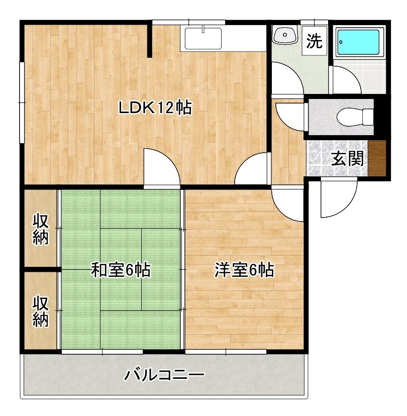 ファミールタカハシ第１ビル  101号室 間取り