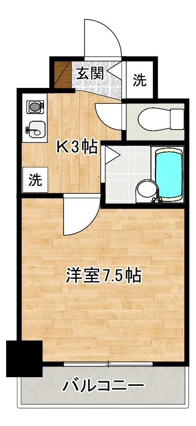 トーカンキャステール菅原 403号室 間取り