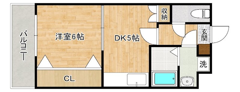 リファレンス小倉  1002号室 間取り