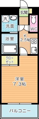 ERIOS COURT（エリオスコート） 302号室 間取り