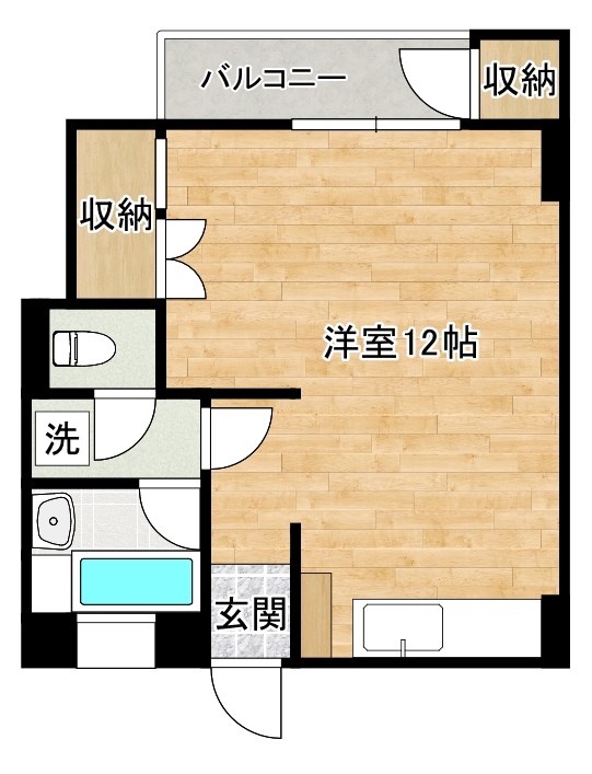 シェリール井堀通り  603号室 間取り