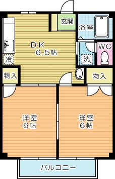 ファミールヒイラギＢ 202号室 間取り