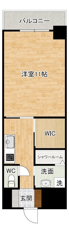 Brelia MIHAGINO (ブレリア三萩野) 303号室 間取り