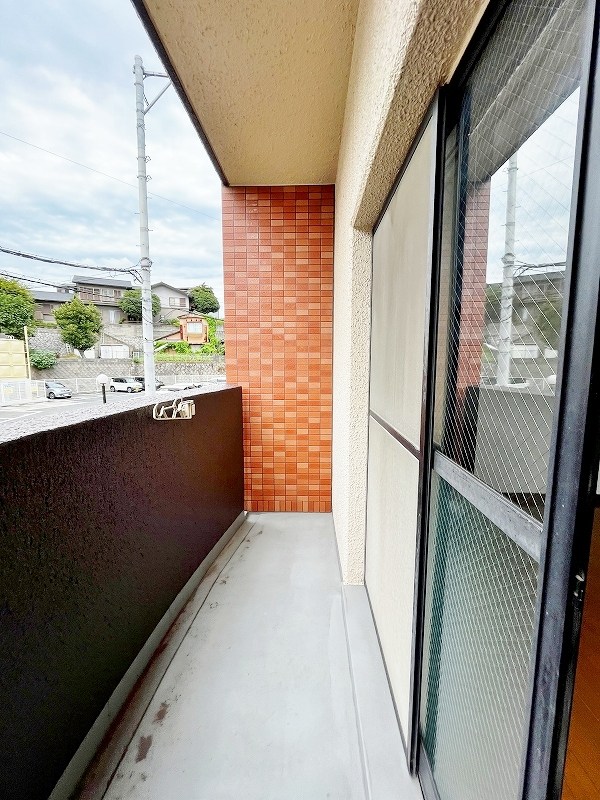 かでんハイツ ベランダ