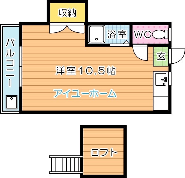 レガーロ黒崎Ⅰ 203号室 間取り