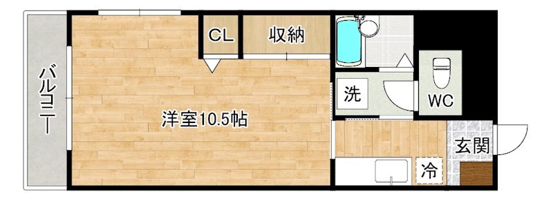 ＳＫハイツ 1001号室 間取り