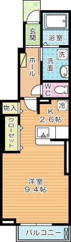 アライブ・マツバラⅠ 102号室 間取り