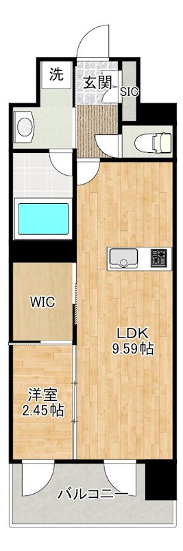 プレジデンス　ざ　三萩野 204号室 間取り