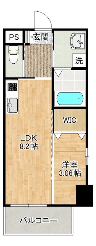 Amitava（アミターバ） 401号室 間取り