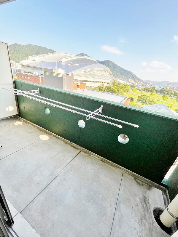 ドレスローズ ベランダ