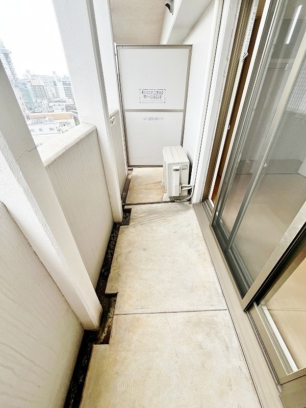 竪町センタービル ベランダ