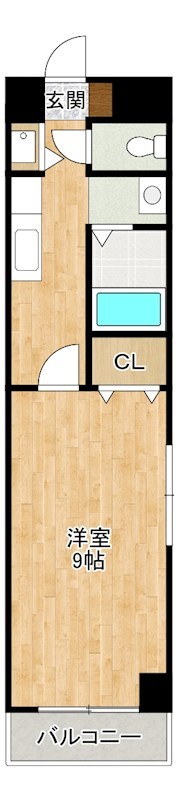 ナセールありなが 305号室 間取り