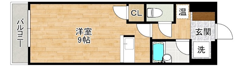 グローリー北方Ⅱ 202号室 間取り