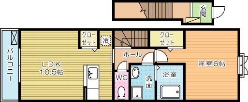 ポラリスＡ 202号室 間取り