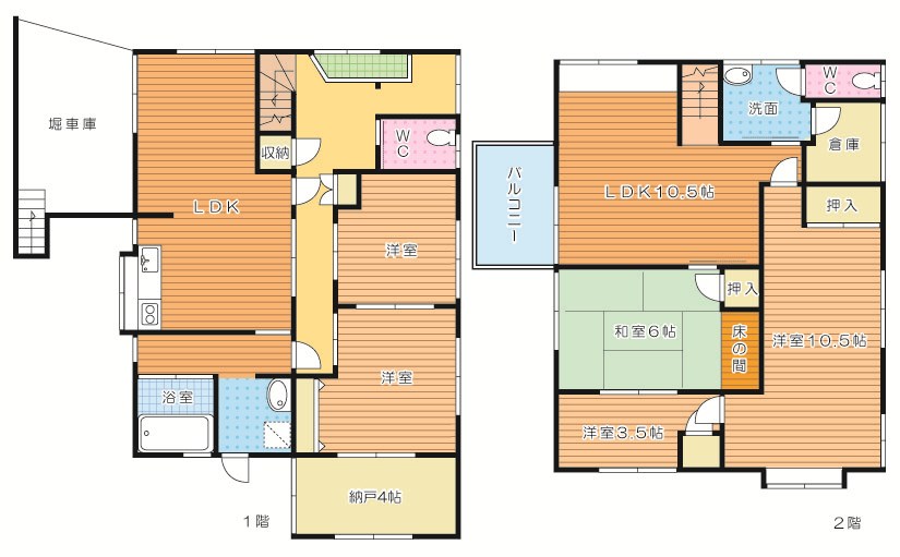 石田南1丁目戸建 間取り