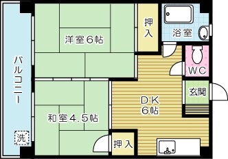 第一白石ビル 303号室 間取り