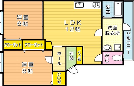 アームビル(ARM BLD) 3F号室 間取り