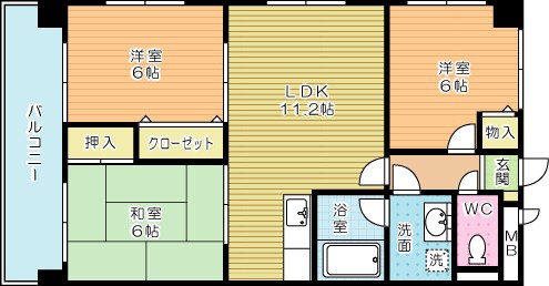 ソフィア 503号室 間取り