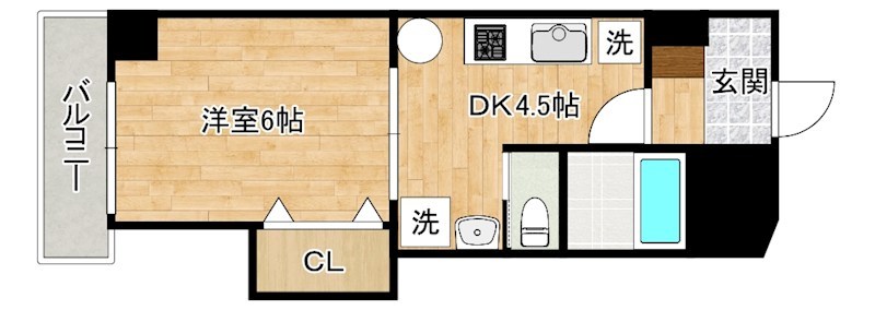 馬借タカヤコーポレーションビル 603号室 間取り