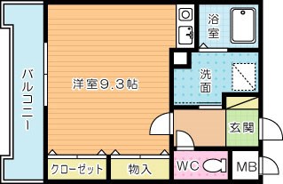 ハートピア鍛冶町 402号室 間取り