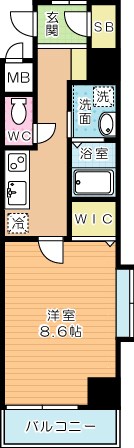 到津の杜　桜花(ほのか) 206号室 間取り