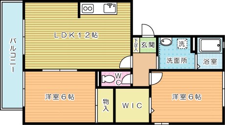 レスポワール赤坂　Ｃ棟 301号室 間取り