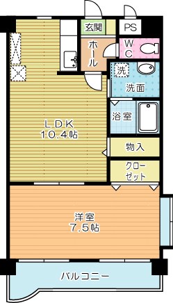 ハイツグラッツィア 301号室 間取り