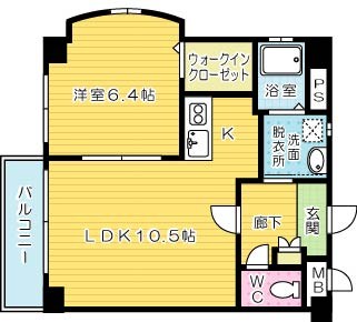 ＣｏＣｏメゾン （ココメゾン） 1001号室 間取り