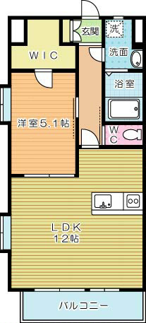 ギャラクシーヴィーラブライト 1001号室 間取り