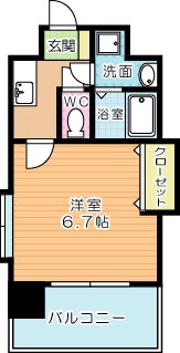 協和大手町ビル  906号室 間取り