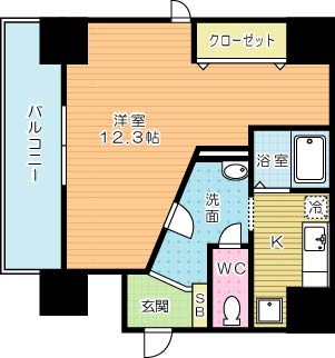 ユーフォリウム・マタマ 208号室 間取り